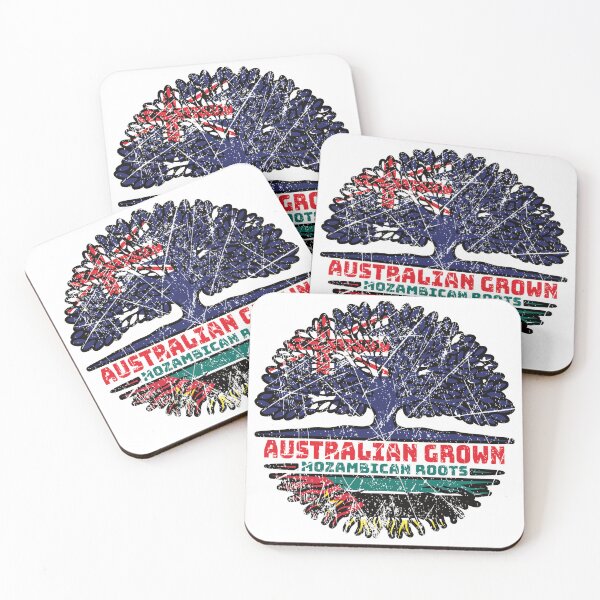 Item preview, Mozambique Mozambican Australian Australia Tree Roots Flag designed and sold by FlagX.