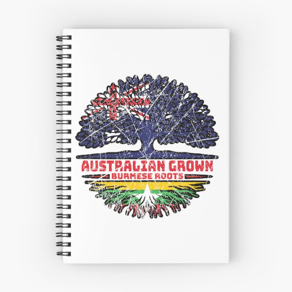 Item preview, Myanmar Burmese Australian Australia Tree Roots Flag designed and sold by FlagX.