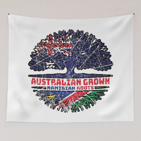 Item preview, Namibia Namibian Australian Australia Tree Roots Flag designed and sold by FlagX.