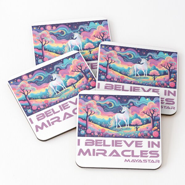 Item preview, Moonlight the Unicorn (I Believe in Miracles) designed and sold by Mayastar Designs.