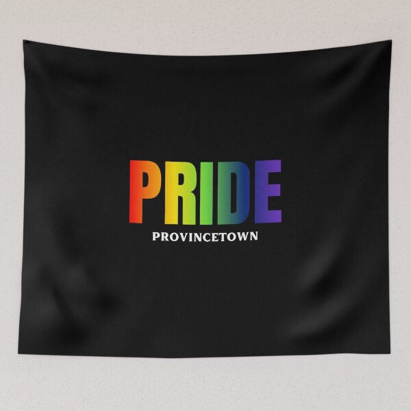 Item preview, Provincetown Pride t-shirt, Rainbow color pride LGBTQ graphic t-shirt, Pride unisex t-shirt designed and sold by PrideBeProud.