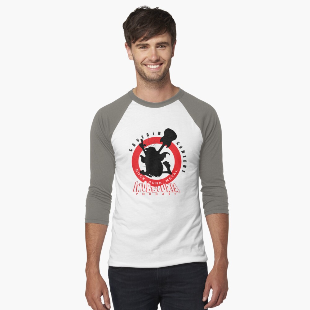 Item preview, Baseball ¾ Sleeve T-Shirt designed and sold by InObscuria.