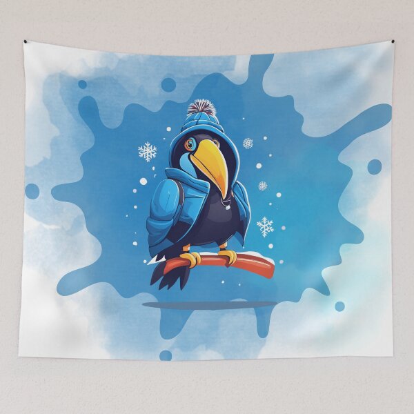 Item preview, Nice blue toucan designed and sold by Yeyishop.