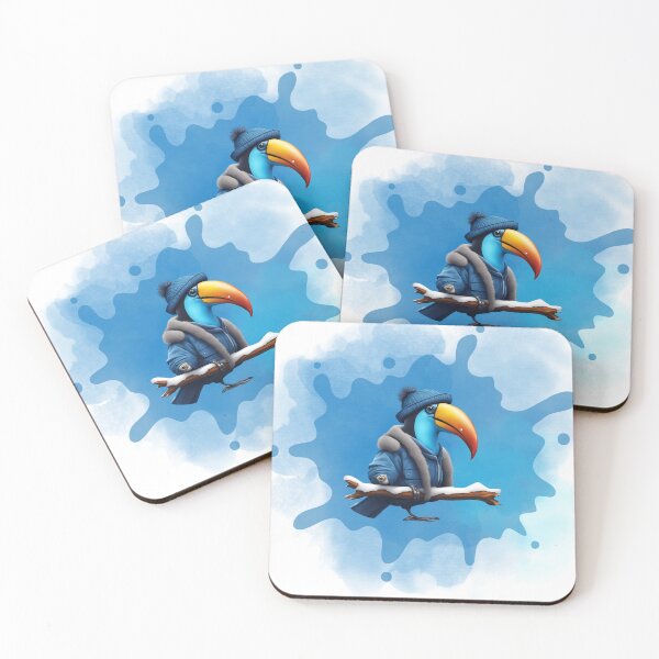 Item preview, Nice blue toucan designed and sold by Yeyishop.