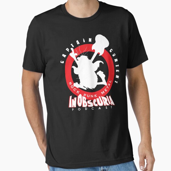 Captain Content white Essential T-Shirt