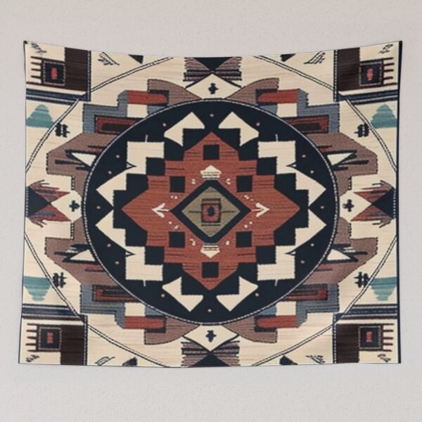 Item preview, Indigenous Rug designed and sold by Seeds-Of-Basil.