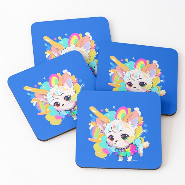 Item preview, Rainbow Pup: Energetic Pride designed and sold by WitMeme.