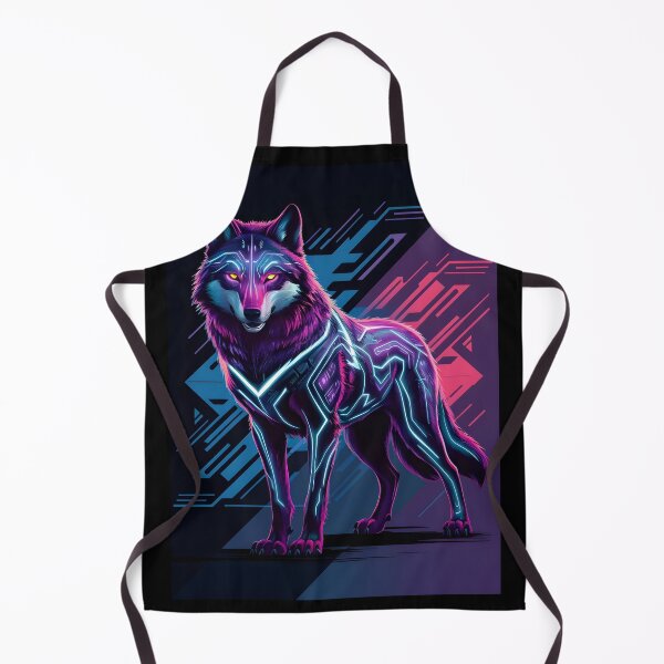 Artikelvorschau, Cyber Wolf | Farbenfrohes und lebendiges Design entworfen und verkauft von Zibis09.