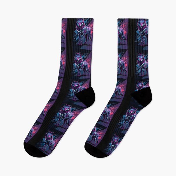 Item preview, Cyber Wolf | Colorful and Vibrant Design designed and sold by Zibis09.