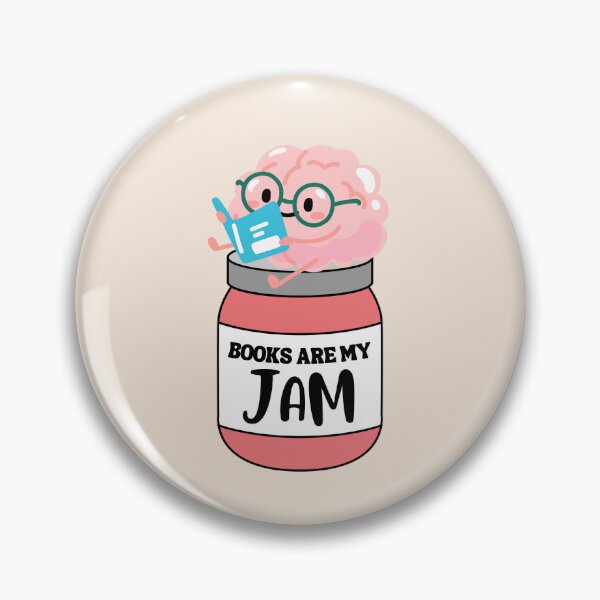 Item preview, Books are my jam designed and sold by marlynlove.
