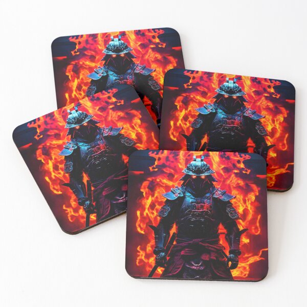 Item preview, Japanese ninja on fire designed and sold by StivenRengifo.