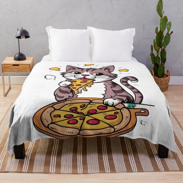 Item preview, Cat eating pizza  designed and sold by 123ks.