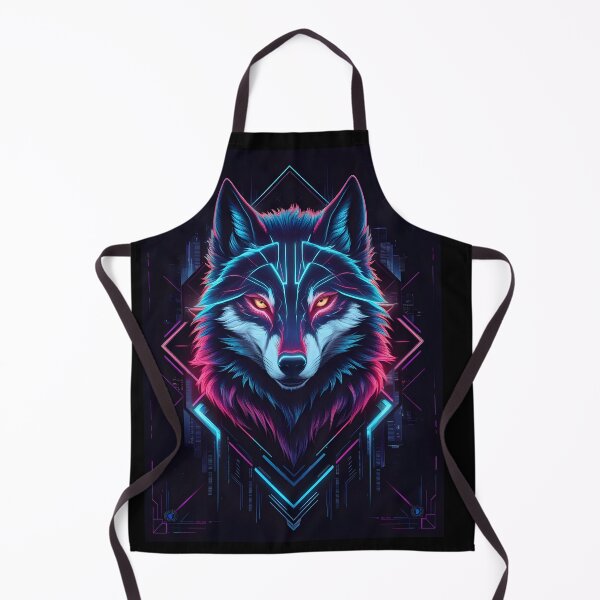 Artikelvorschau, Cyber Wolf | Farbenfrohes und lebendiges Design entworfen und verkauft von Zibis09.