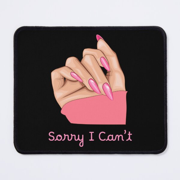 Item preview, Pink Sassy Hand Sorry I Can't Pop Art designed and sold by AestheticArtHub.