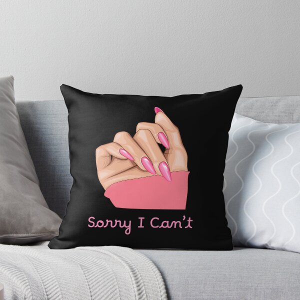 Item preview, Pink Sassy Hand Sorry I Can't Pop Art  designed and sold by AestheticArtHub.