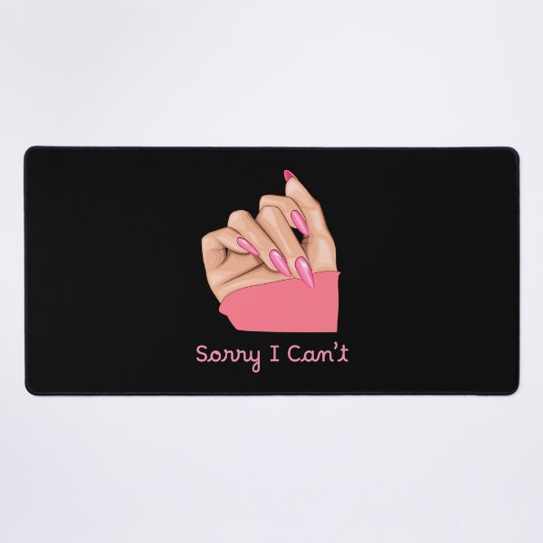 Item preview, Pink Sassy Hand Sorry I Can't Pop Art designed and sold by AestheticArtHub.