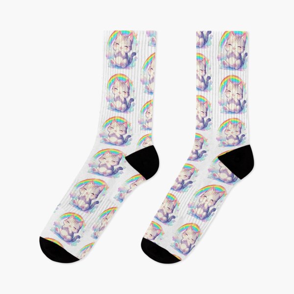 Item preview, Rainbow kitty designed and sold by MendaciousMina.