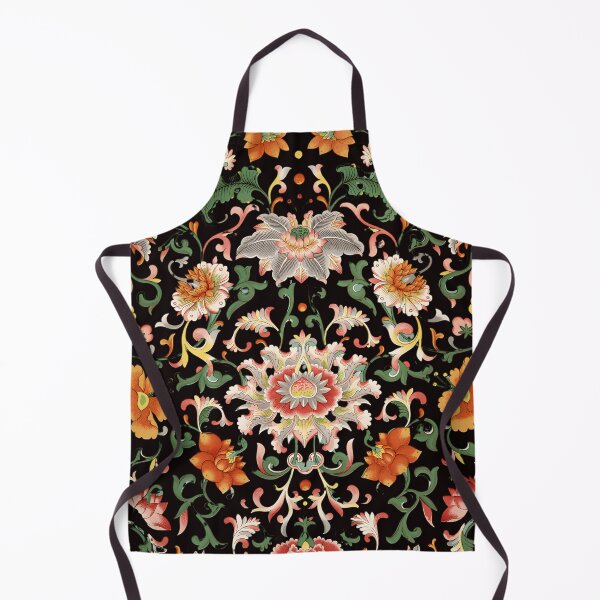 Item preview, oriental inspired elegant intricate floral patterned designed and sold by metebf.