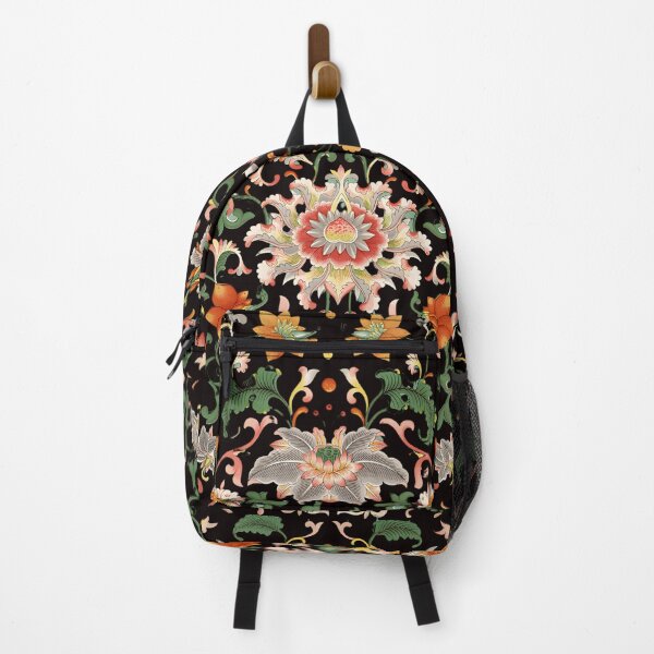 Item preview, oriental inspired elegant intricate floral patterned designed and sold by metebf.