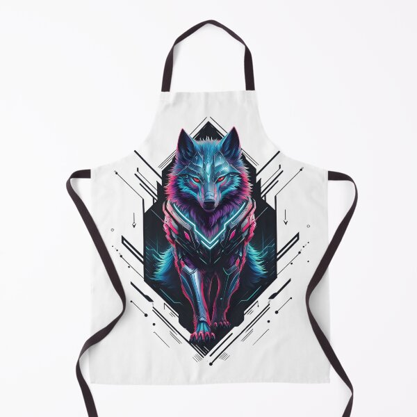 Artikelvorschau, Cyber Wolf | Farbenfrohes und lebendiges Design entworfen und verkauft von Zibis09.