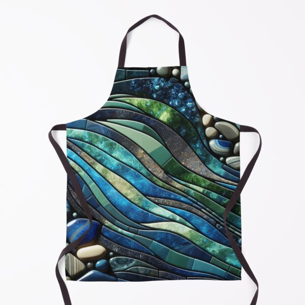 Item preview, Blue Mosaic Rocks designed and sold by Debbie Schulte.
