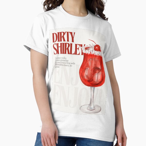 Item preview, dirty shirley recipe poster  designed and sold by ntaliaaa.