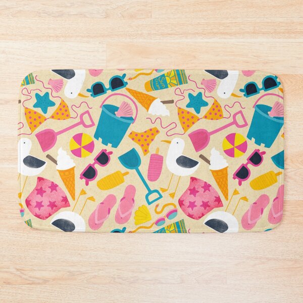 Item preview, Fun at the beach - on sand, cute pattern by Cecca Designs designed and sold by Cecca-Designs.