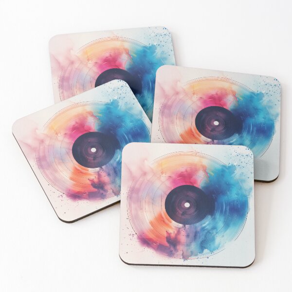 Item preview, Watercolor Vinyl Splash designed and sold by palmyst.