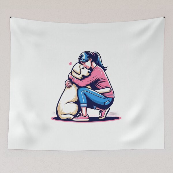 Item preview, Dog and Owner Unbreakable Bond designed and sold by Cipher-28.