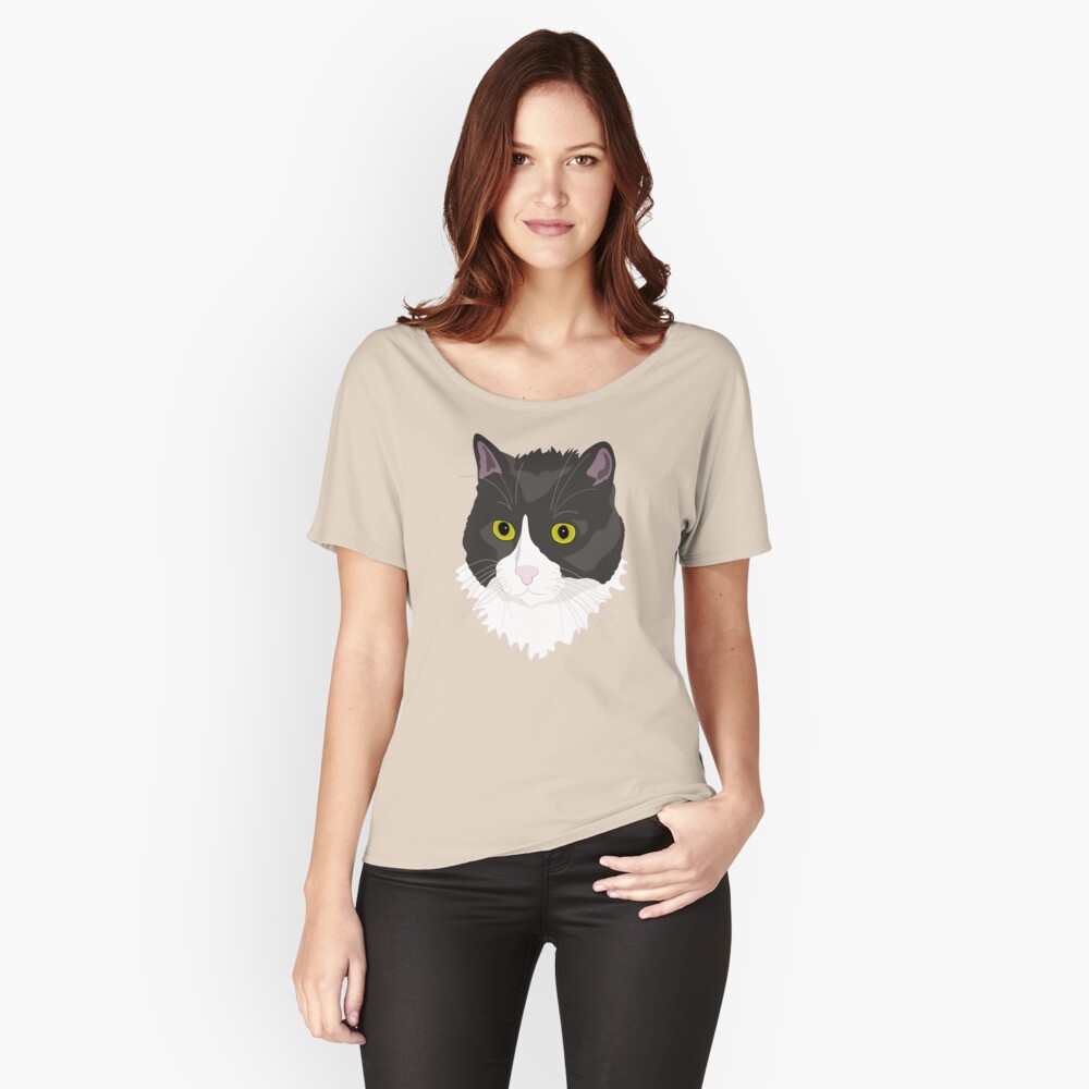 Casual Cat Relaxed Fit T-Shirt