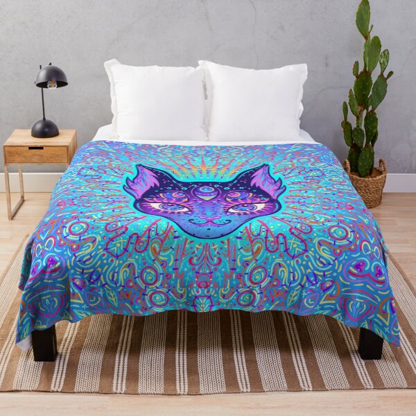 Item preview, Psychedelic Cat designed and sold by Varvara Gorbash.