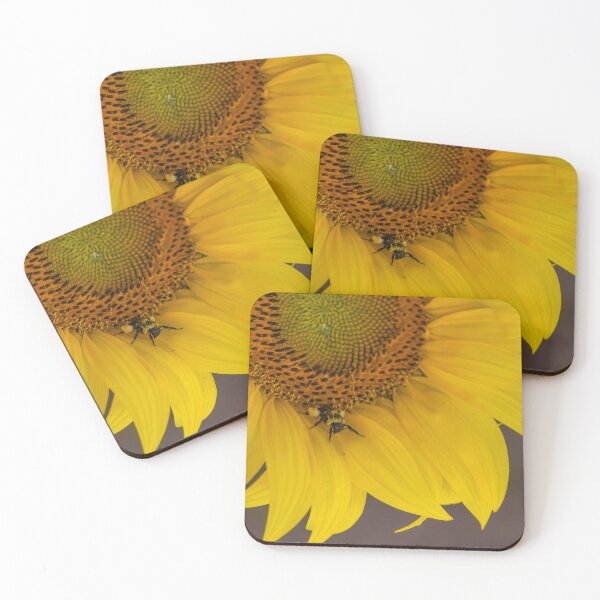 Item preview, Bee Resting in a Sunflower designed and sold by Chelsea Schermerhorn.