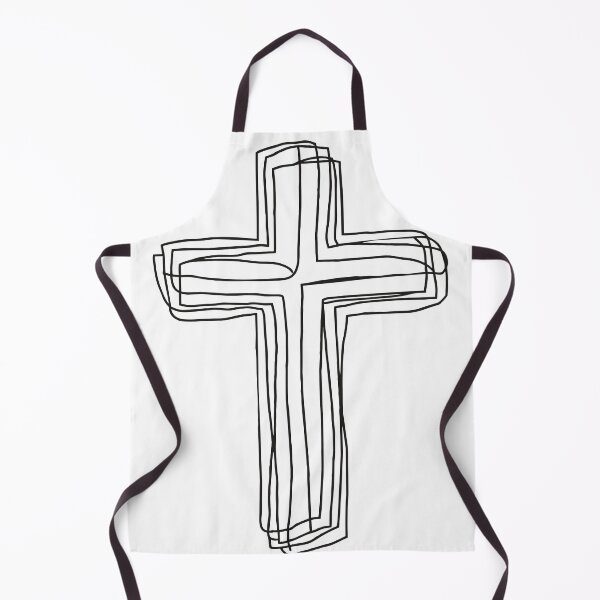 Item preview, cross minimal line black designed and sold by jkrphoto.