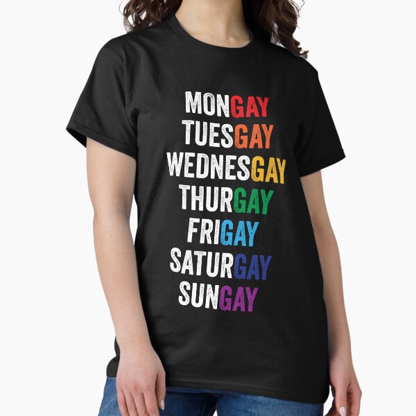 Item preview, Mes del Orgullo LGBTQ: lunes, martes, miércoles designed and sold by SevenDotsDesign.