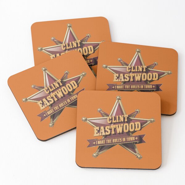 Item preview, Cowboy pack Clint Eastwood, Sheriff’s Badge: I Make the Rules in Town designed and sold by Ajax90.