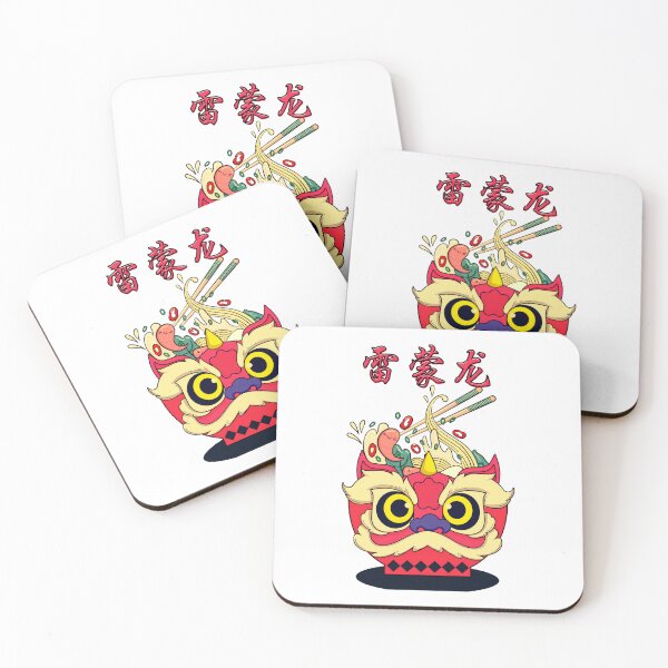 Item preview, Dragon Mask Face Ramen Chinese Noodle Lovers designed and sold by MotivaChic.