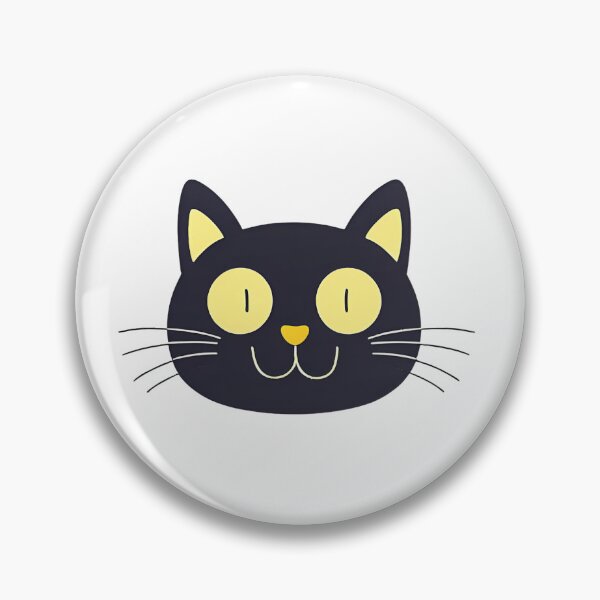 Item preview, Hํappy and lucky yellow eyes black cat  designed and sold by xappy365.