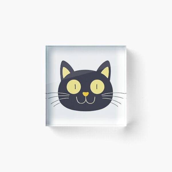Item preview, Hํappy and lucky yellow eyes black cat  designed and sold by xappy365.