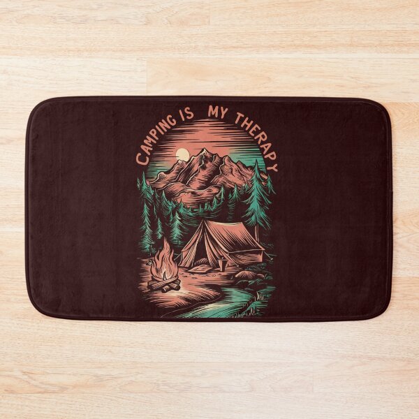 Item preview, Camping is my therapy designed and sold by Pixel-Lair.