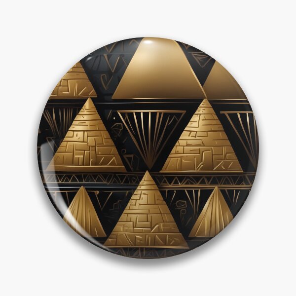 Item preview, Golden Pyramid Pattern designed and sold by FocusedArt.