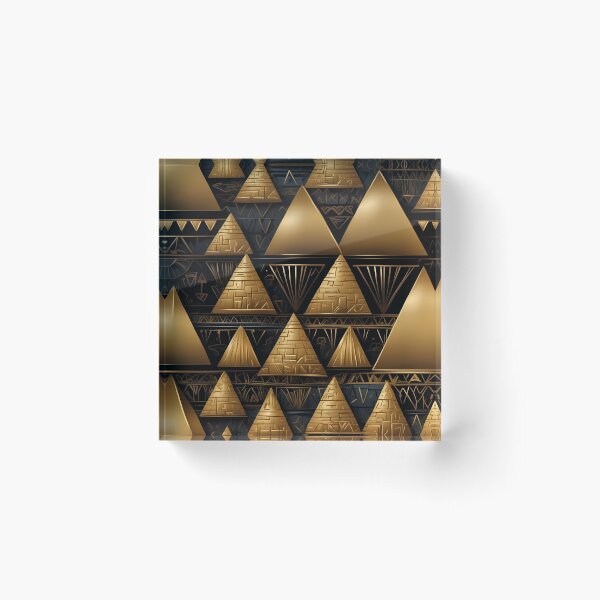 Item preview, Golden Pyramid Pattern designed and sold by FocusedArt.