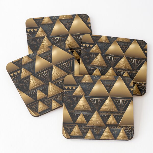 Item preview, Golden Pyramid Pattern designed and sold by FocusedArt.