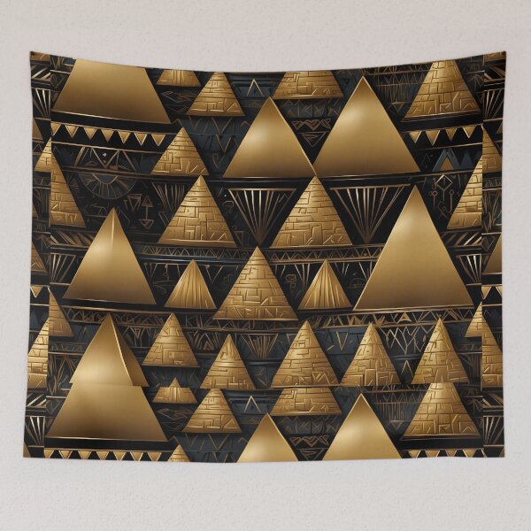 Item preview, Golden Pyramid Pattern designed and sold by FocusedArt.