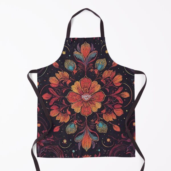 Item preview, Silver Grey White heir inspiration, Red retro flower pattern designed and sold by markyboyce247.