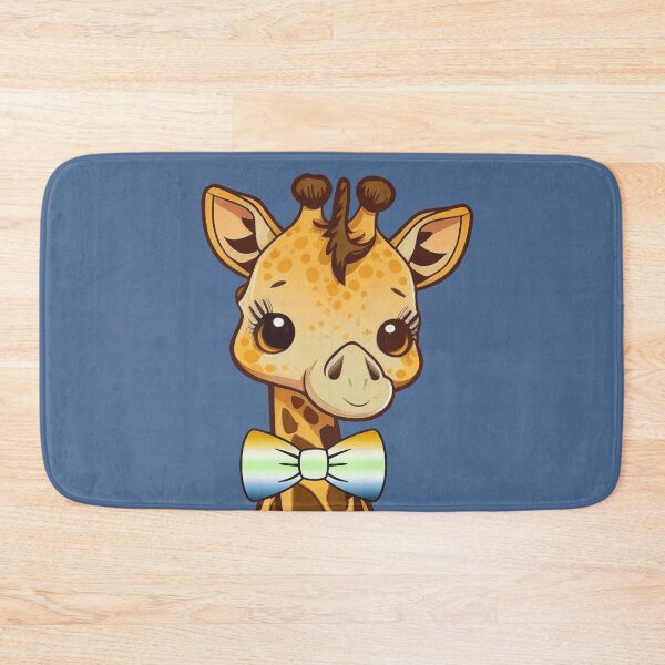 Item preview, Cute Giraffe with AroAces Agender Pride Flag Bowtie, Kawaii AroAce Agender Pride Design  designed and sold by Travelslightly.