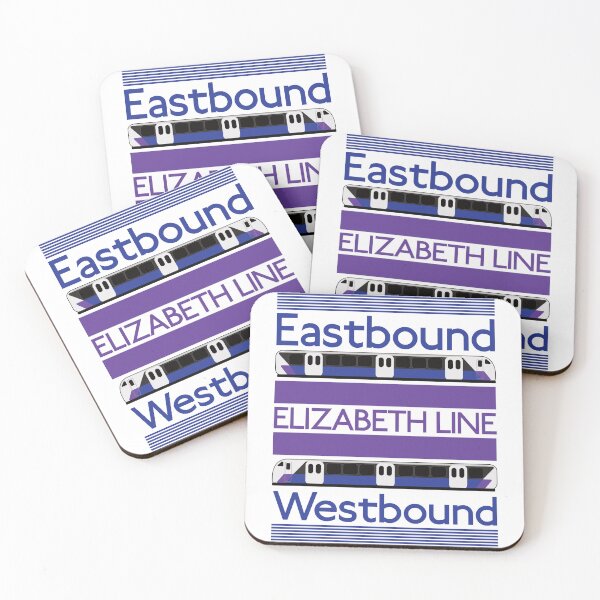 Item preview, Eastbound / Westbound - Elizabeth Line designed and sold by DesignsbyLouiza.