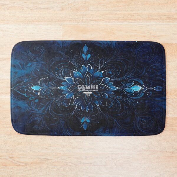Item preview,  Silver Grey White heir inspiration, Night Blue flower pattern designed and sold by markyboyce247.