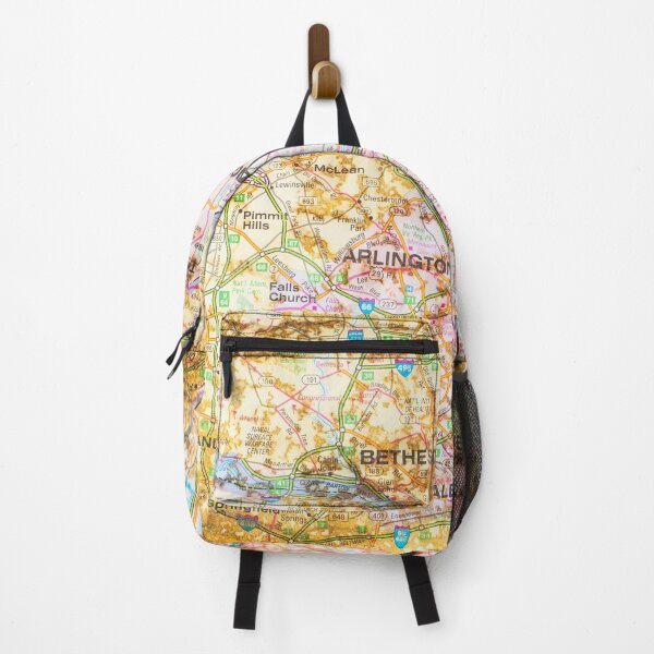 Item preview, Washington USA Vintaged Map  designed and sold by PatBlancheArt.