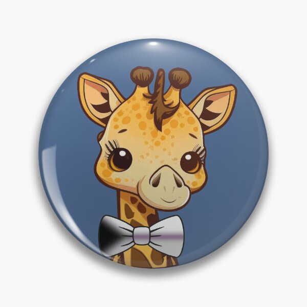 Item preview, Cute Giraffe with Demisexual Pride Flag Bowtie, Kawaii Demi Pride Design  designed and sold by Travelslightly.
