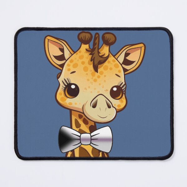 Item preview, Cute Giraffe with Demisexual Pride Flag Bowtie, Kawaii Demi Pride Design designed and sold by Travelslightly.
